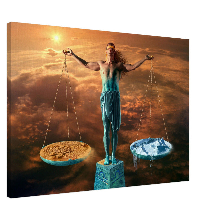 Waage Zodiak Leinwandbilder