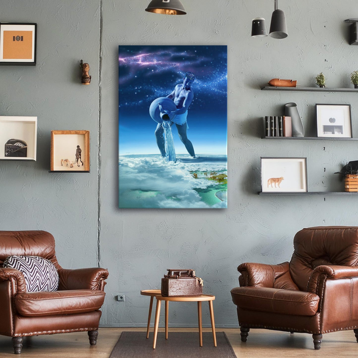 AQUARIUS / AQUARIUS - canvas picture set