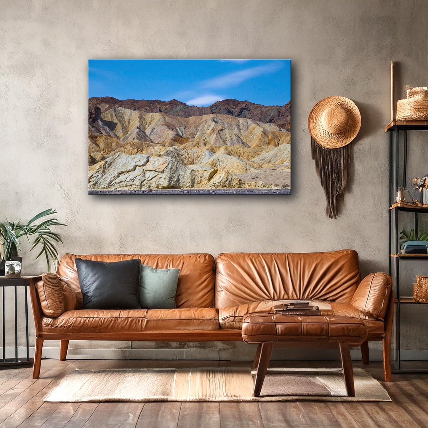 COLORED MOUNTAIN - canvas picture