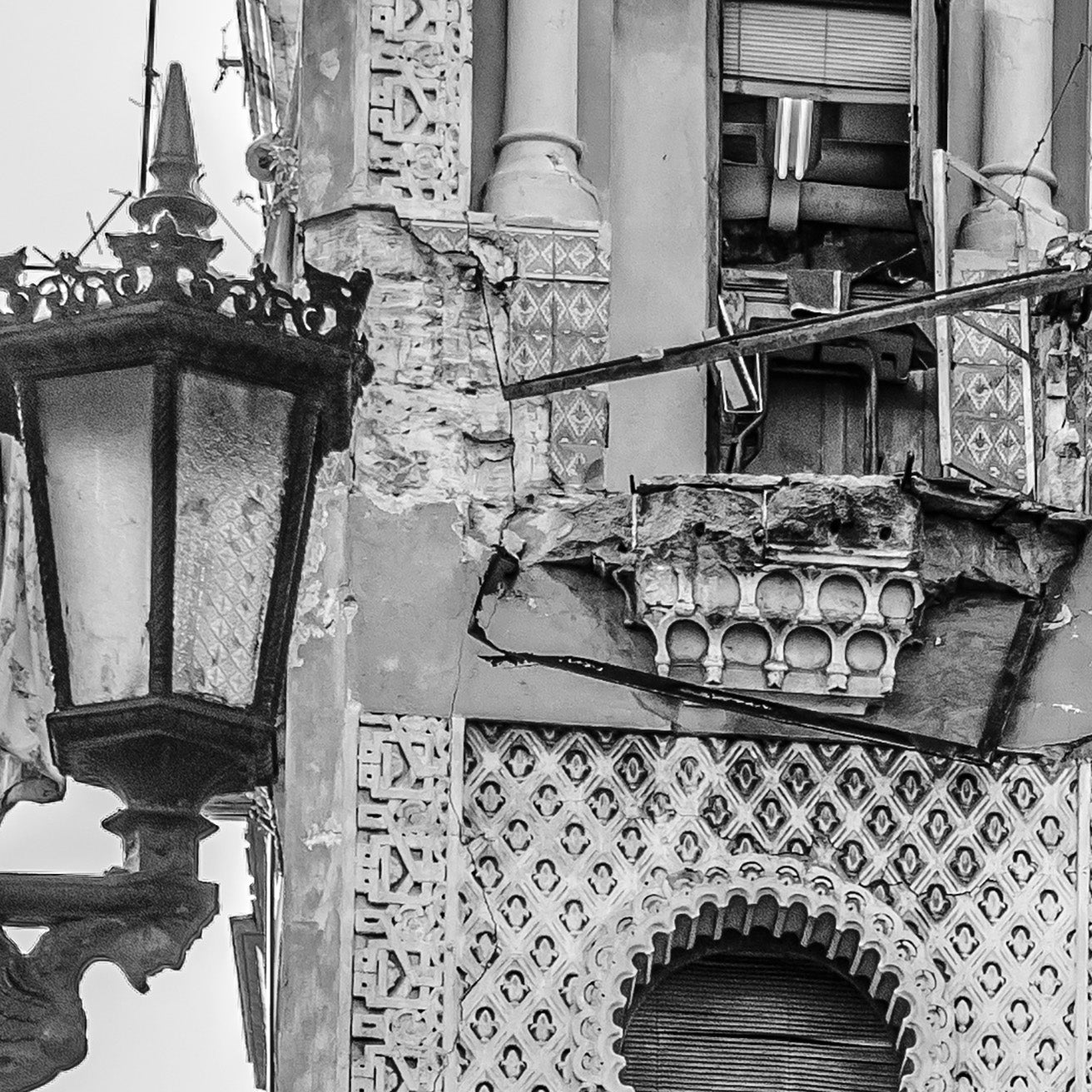 Cuba_Paseo del Prado s/w - Kunstdruck+ weißer Rand