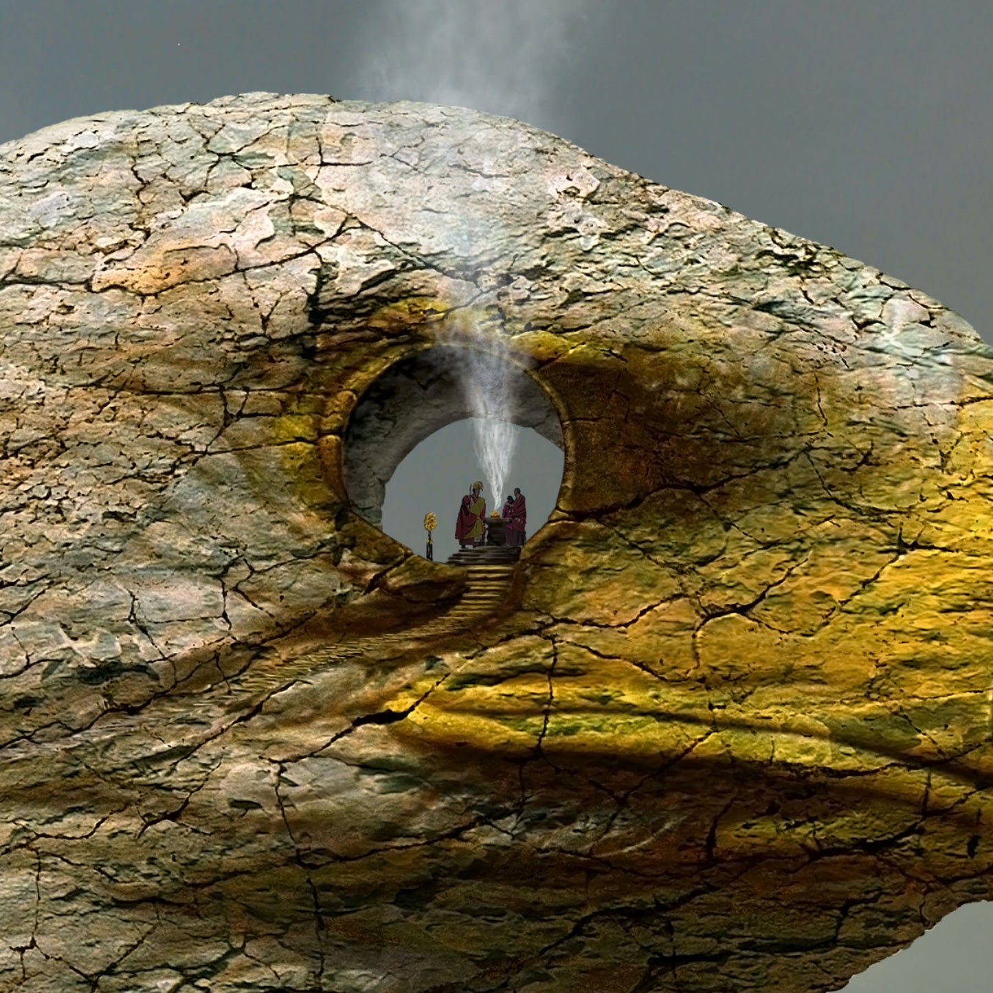 Eagle eye - Kunstdruck+ weißer Rand