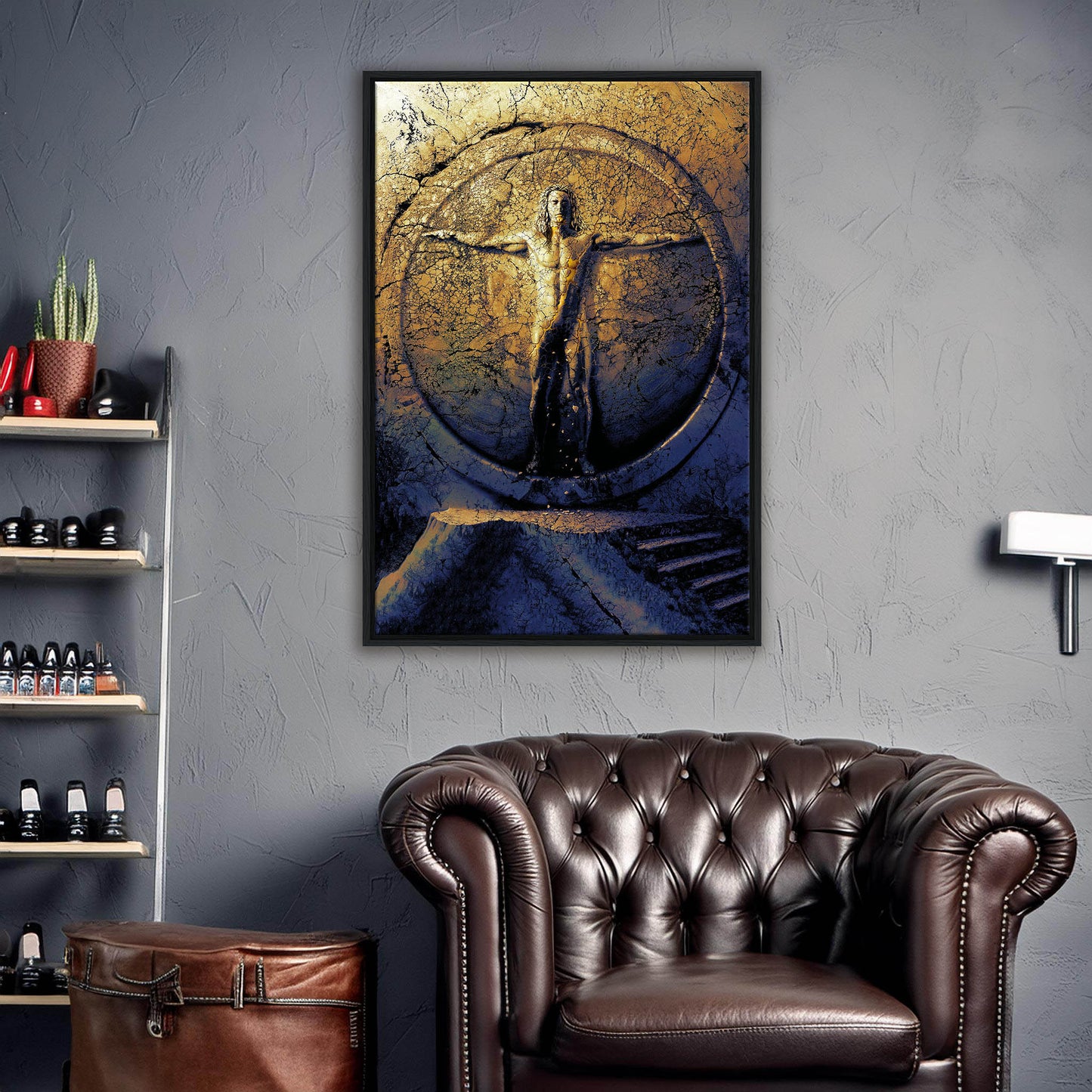 Leonardo - Gerahmte Leinwand