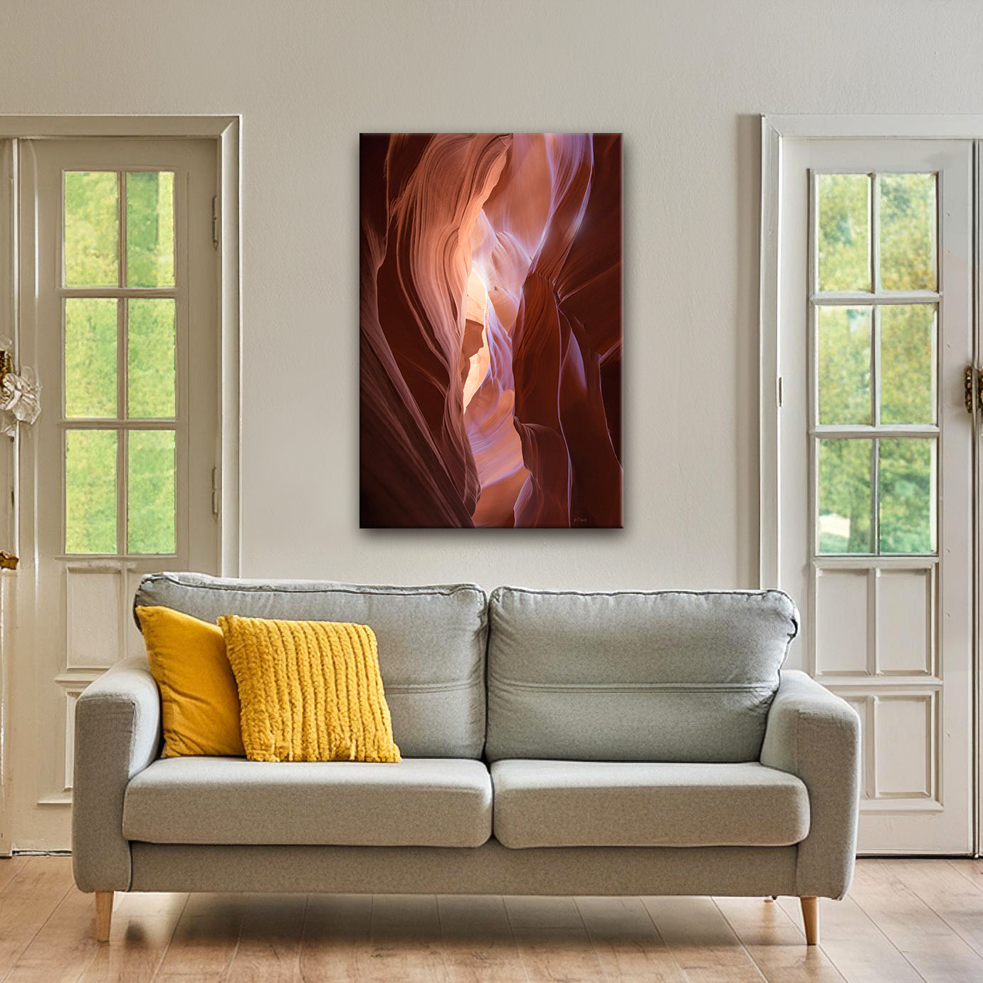 MYSTERY WAVES 01-Antelope Canyon - Leinwandbild