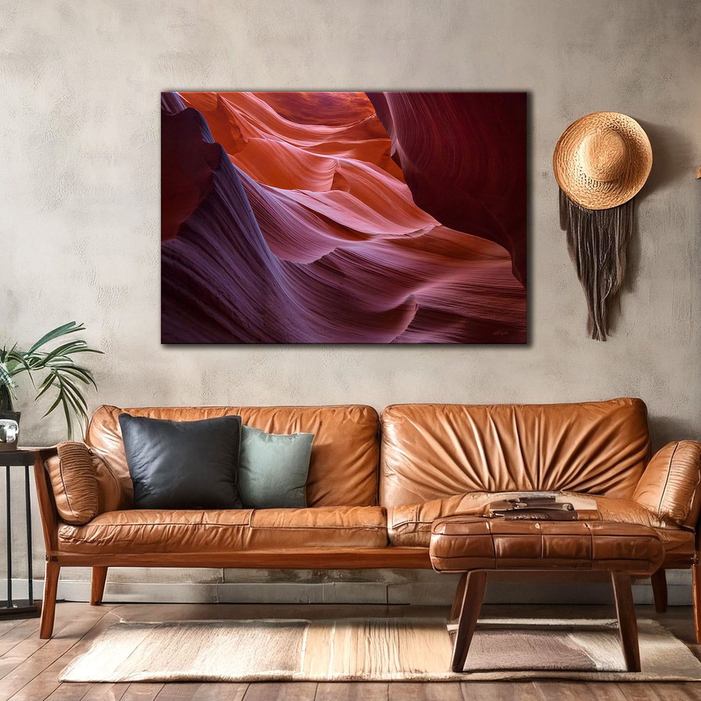 MYSTERY WAVES 05-Antelope Canyon - Leinwandbild