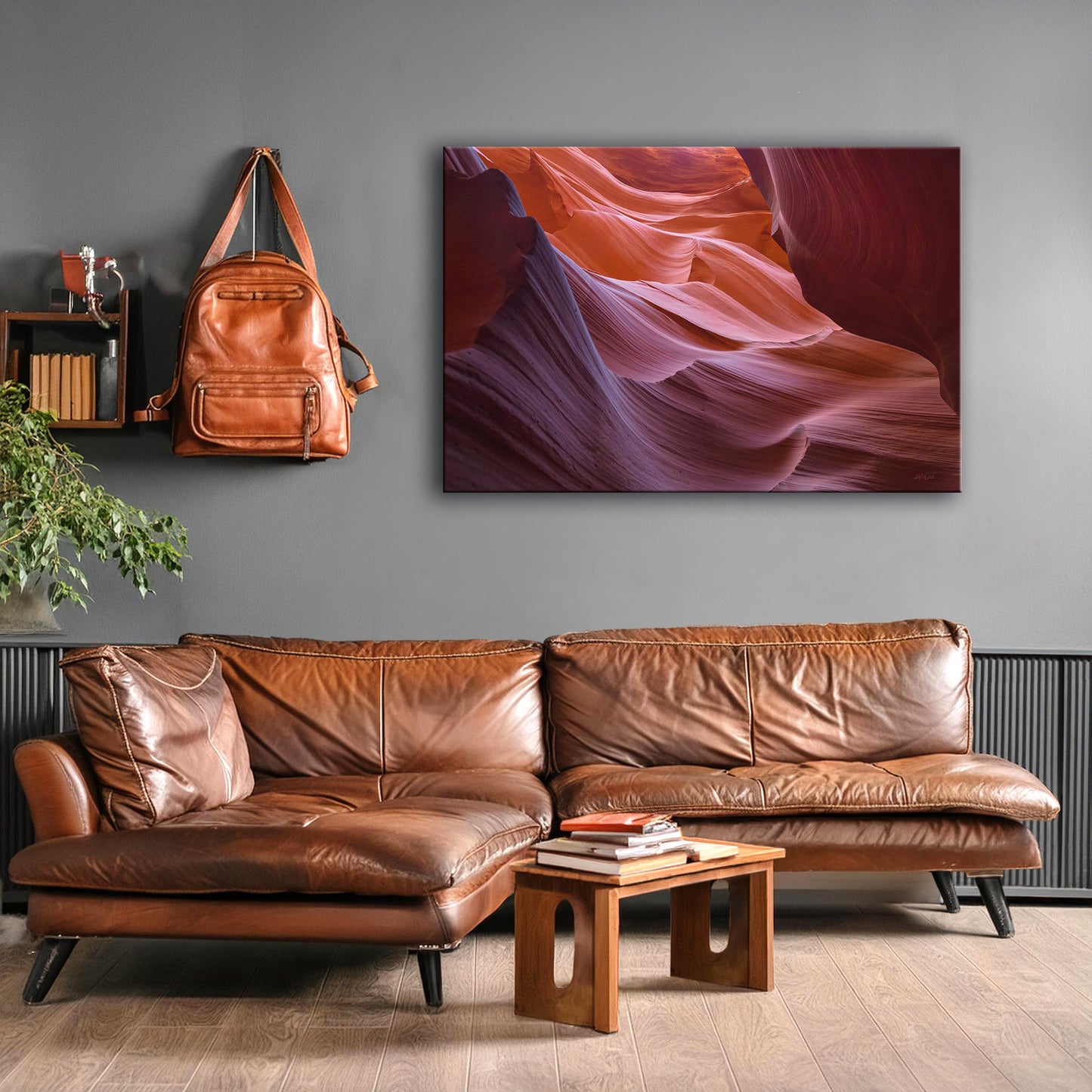 MYSTERY WAVES 05-Antelope Canyon - Leinwandbild