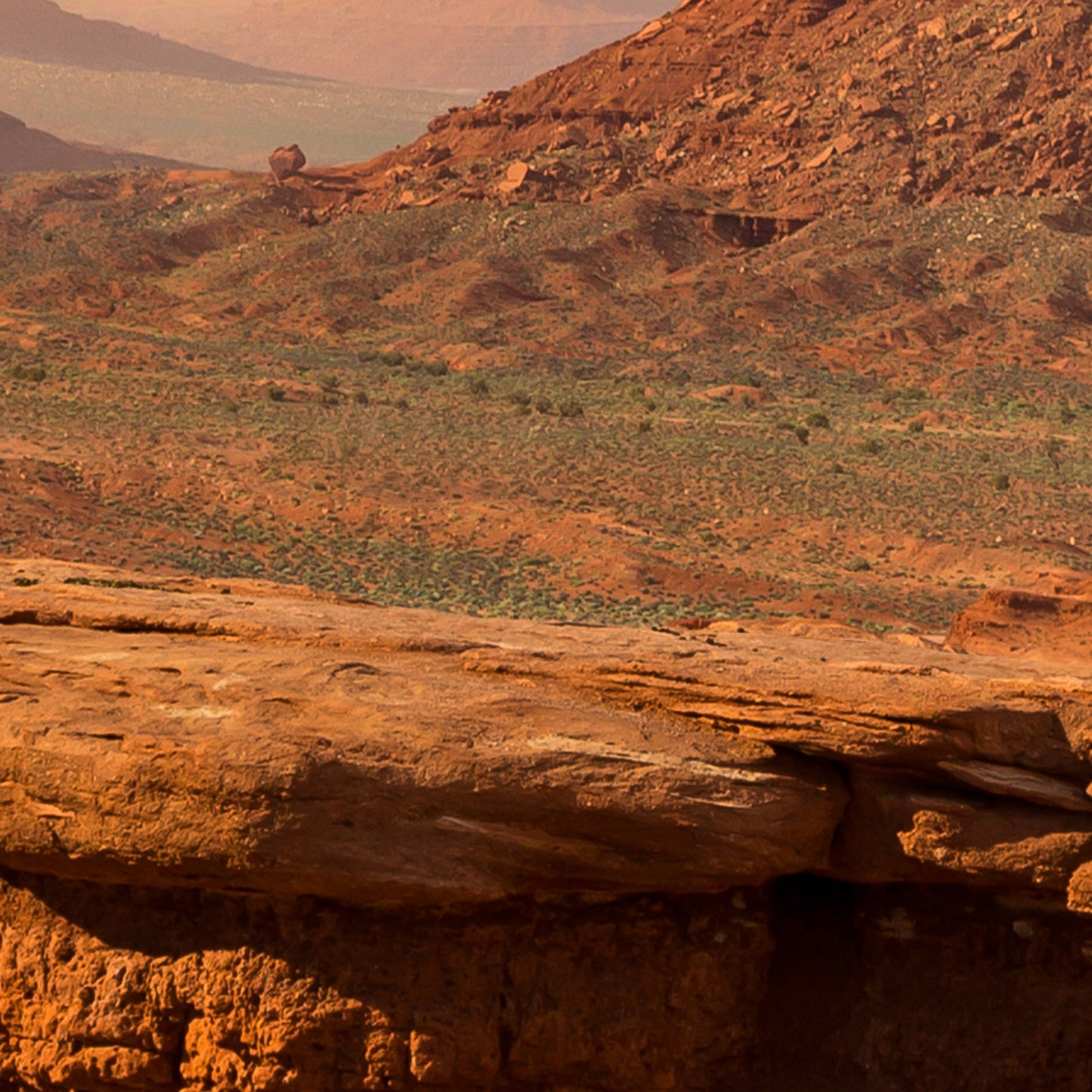 Monument Valley 01 - Gerahmte Leinwand