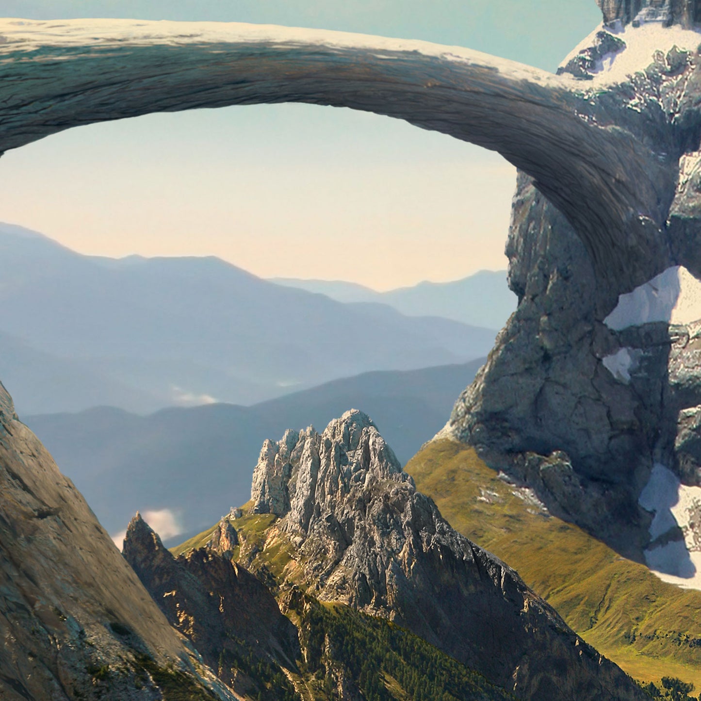 Old World Bridges - Kunstdruck+ weißer Rand