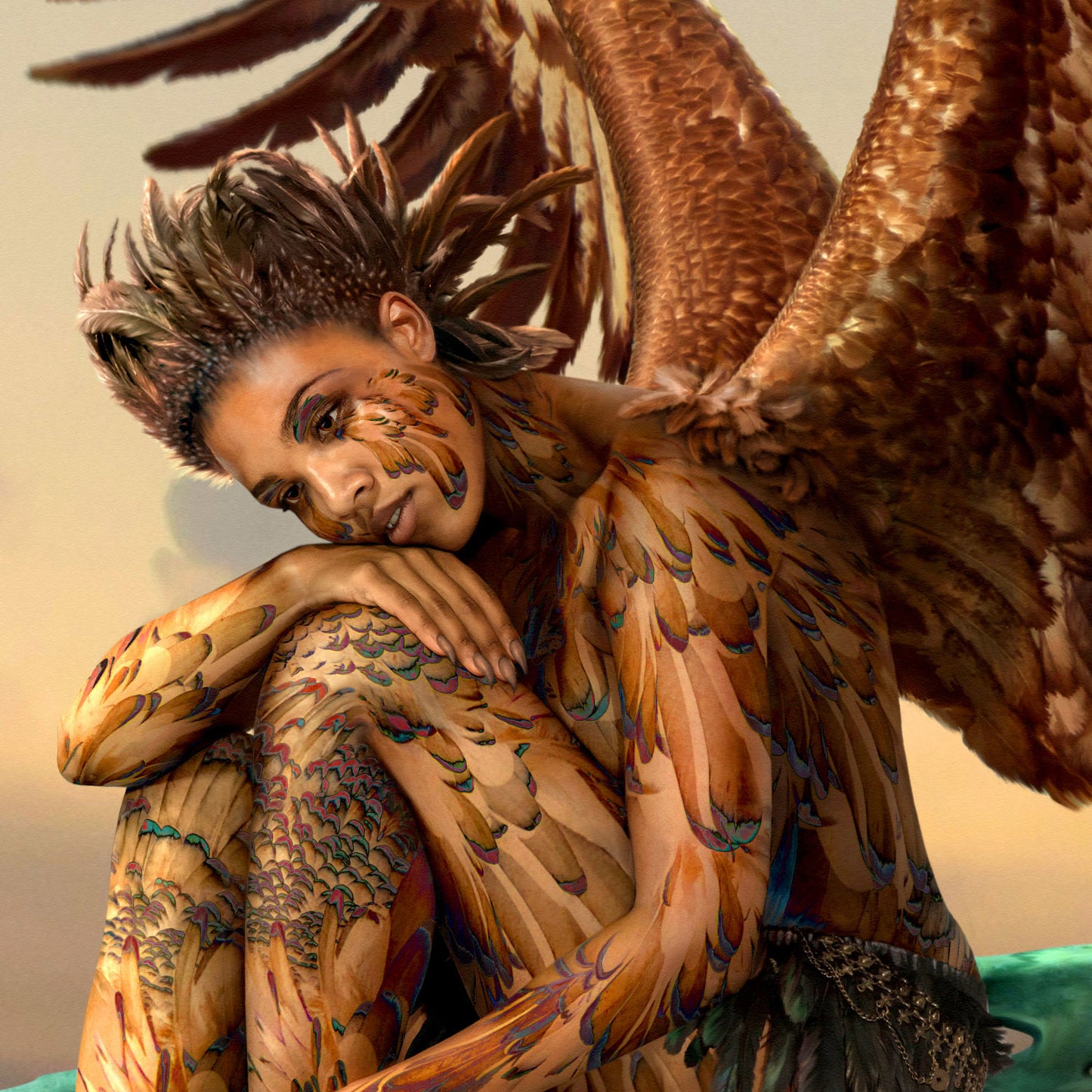Pegaso - Lienzo enmarcado