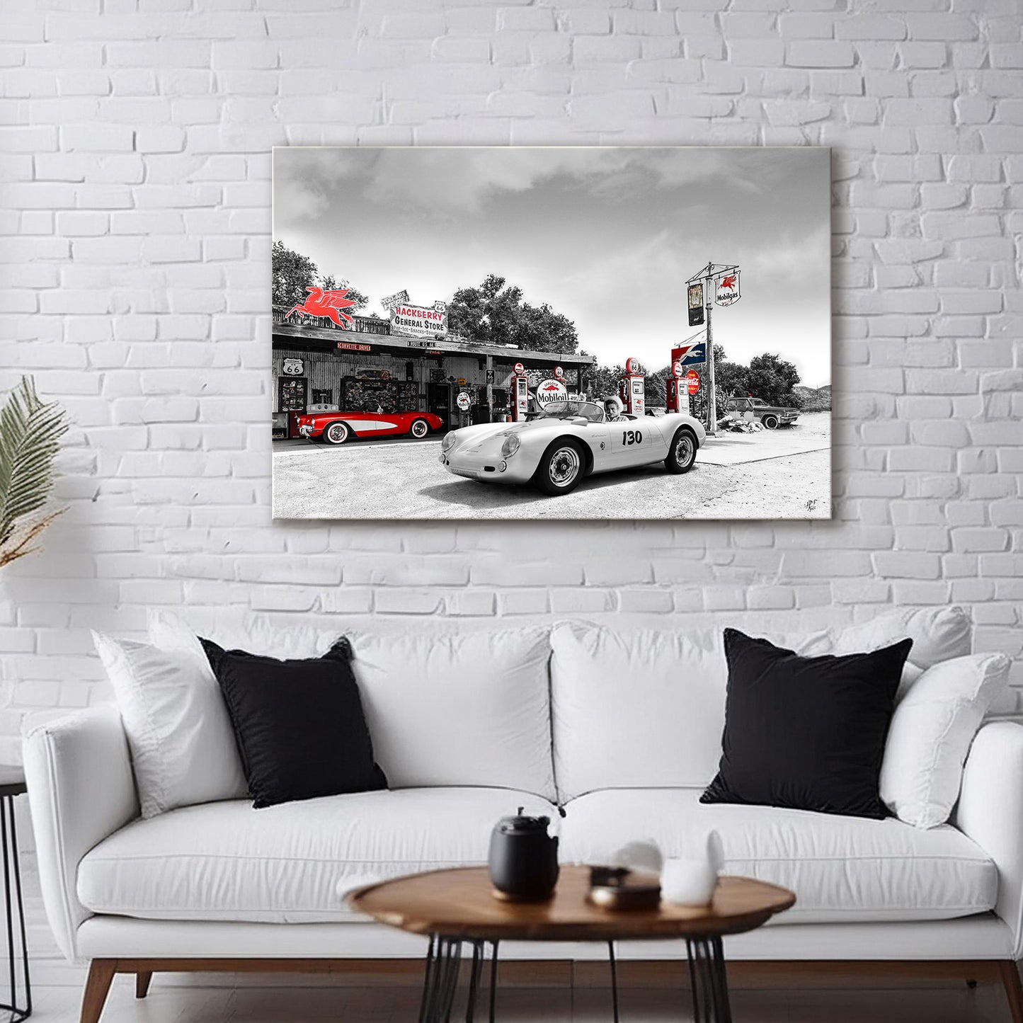 ROUTE 66 - JAMES DEAN - Canvas picture