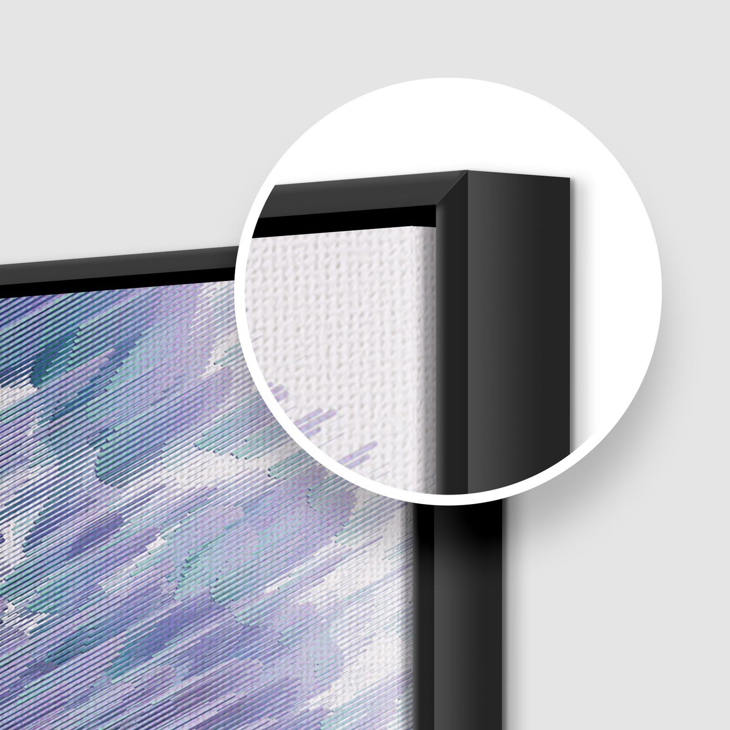 Moonlight Smoker - Gerahmte Leinwand