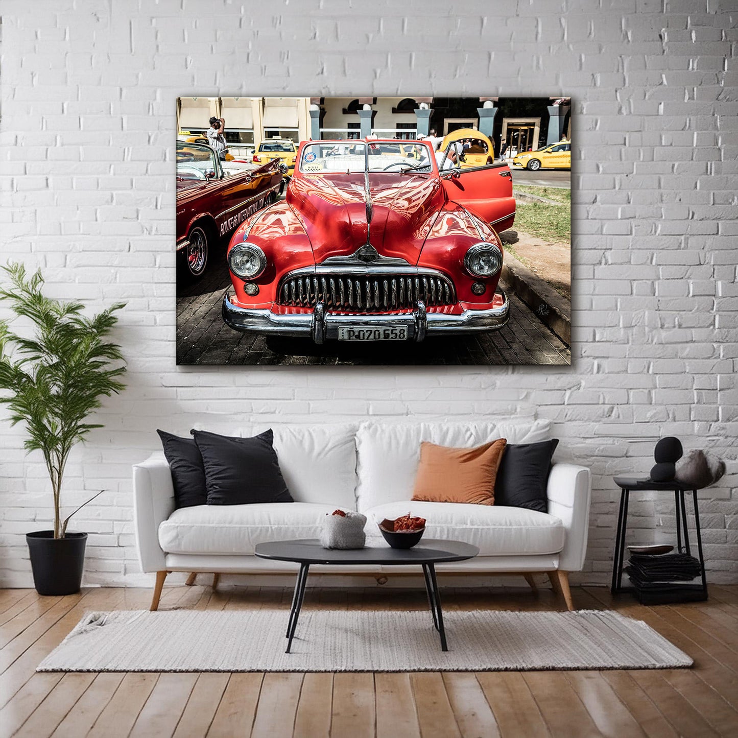 Red Buick_Leinwand dick