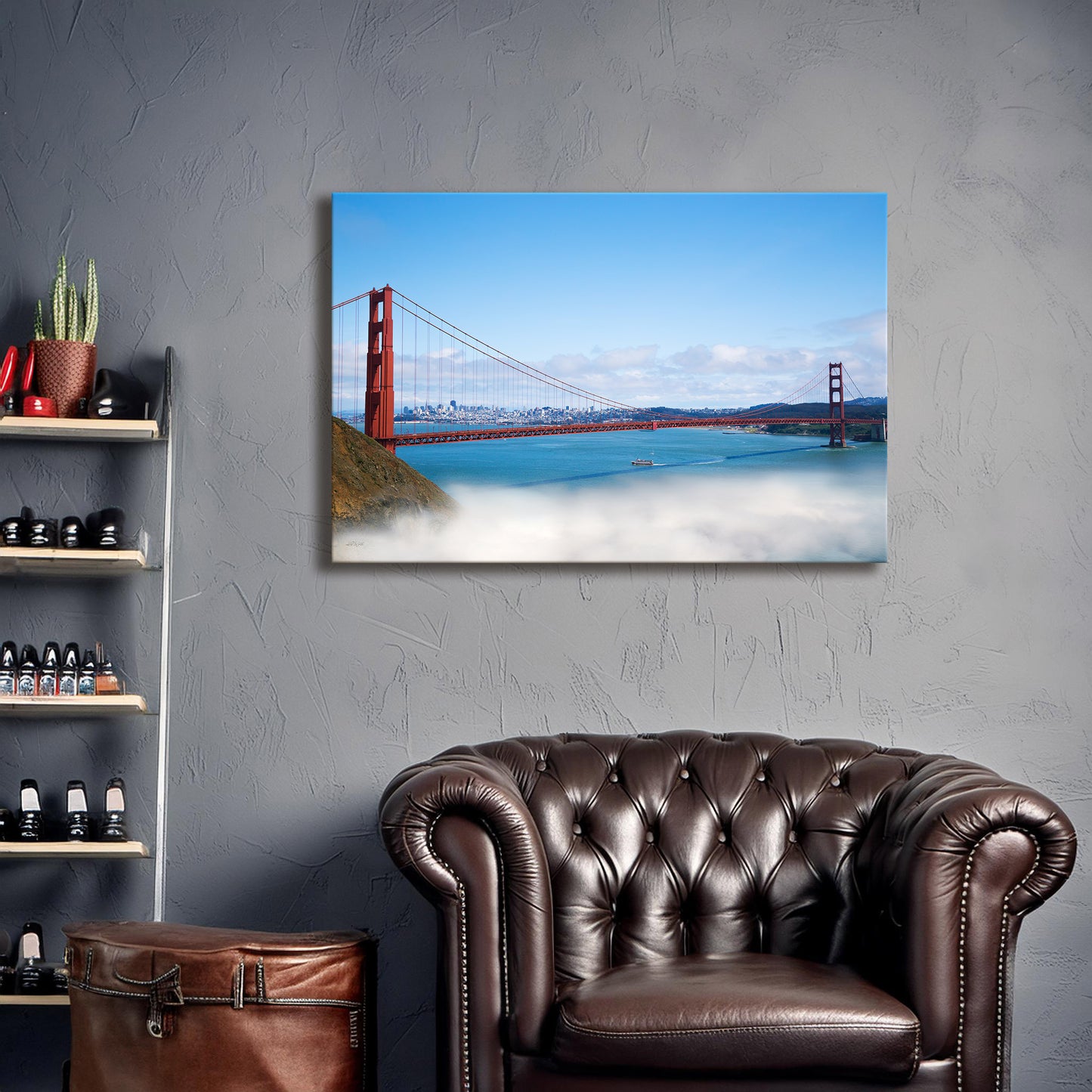 San Francisco 01-Leinwandbild