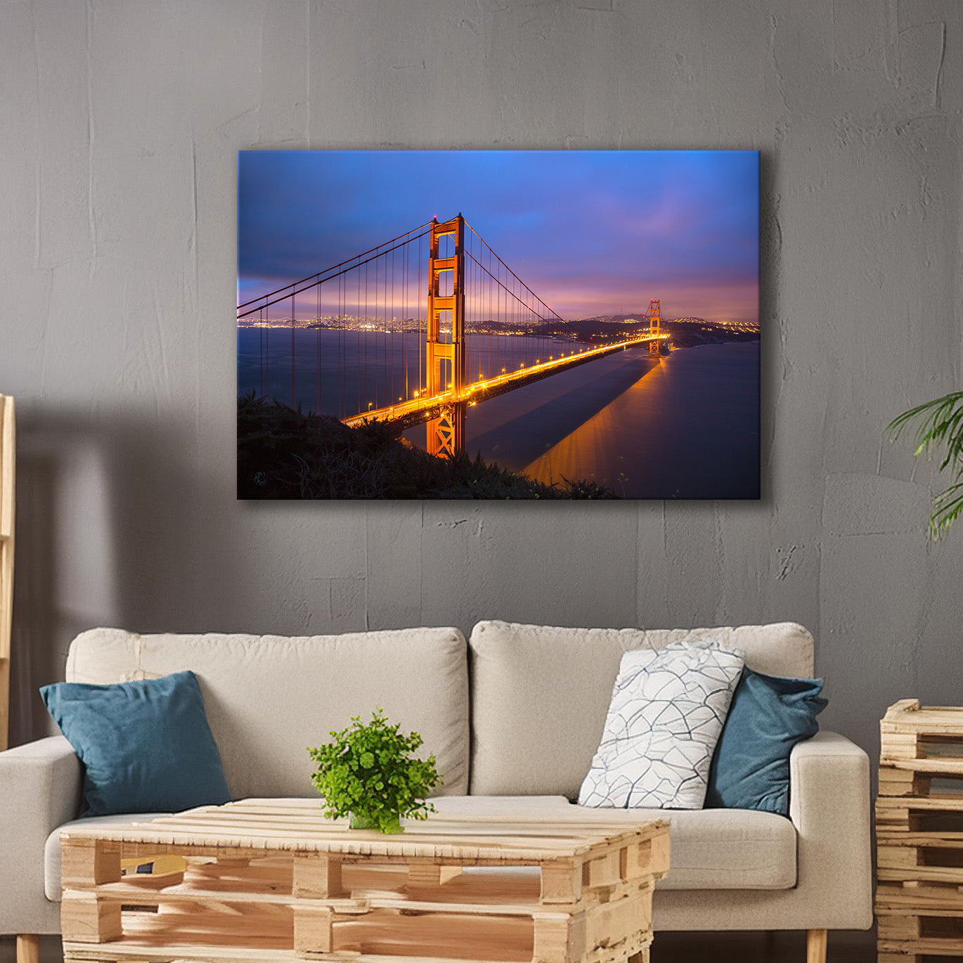 San Francisco 04-Leinwandbild