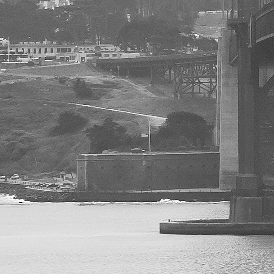 San Francisco Golden Gate Bridge - Gerahmte Leinwand