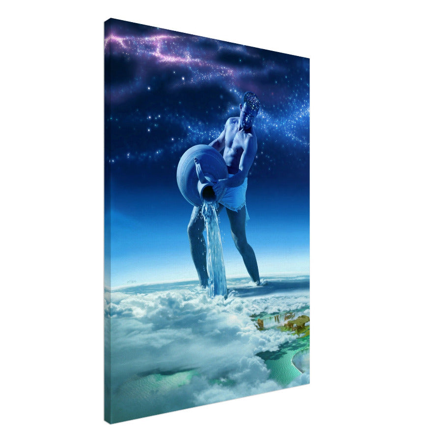 Wassermann Zodiak Leinwandbilder