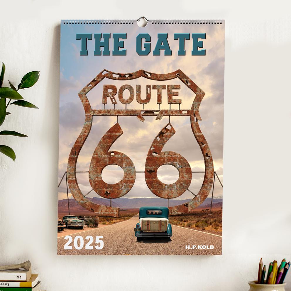 Auto Wandkalender ROUTE 66