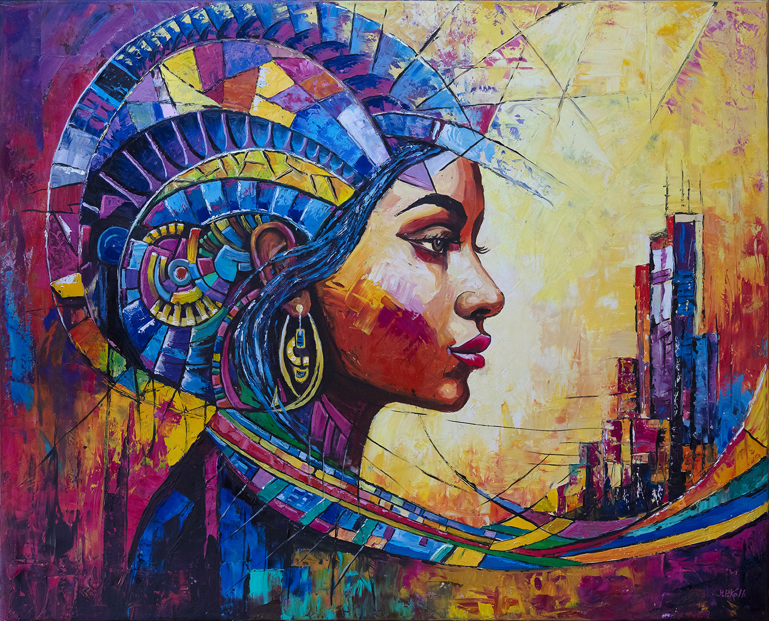 woman portrait drawing