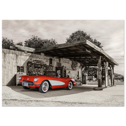 Chevrolet Corvette Route 66  - Poster