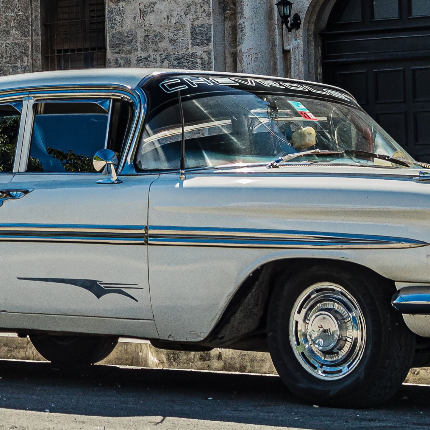 OLD CARS CUBA canvas picture