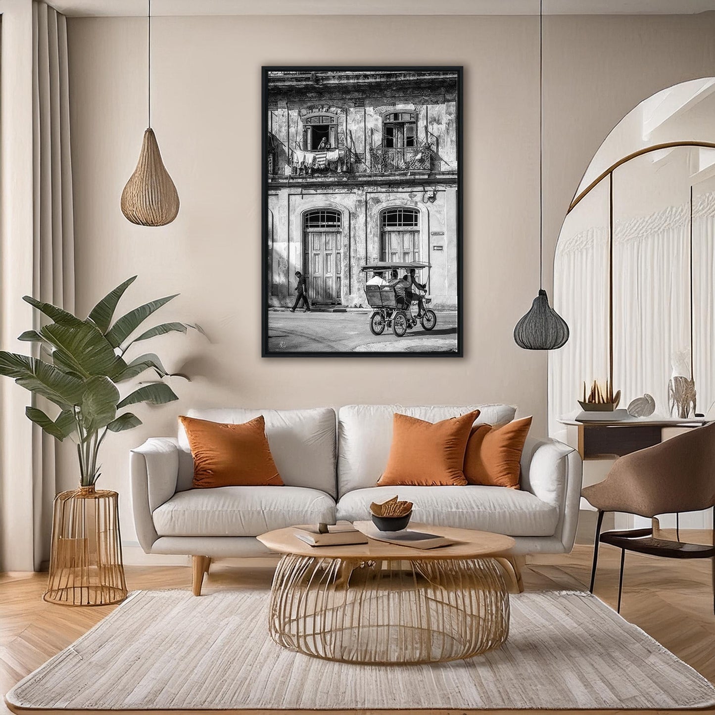 Cuba_Vintage 02 - Gerahmte Leinwand