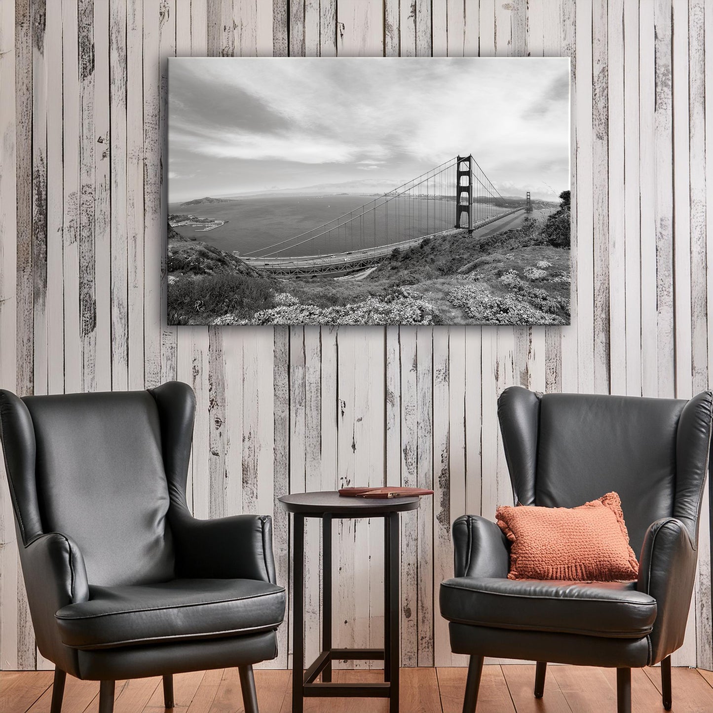 GOLDEN GATE PANORAMA - canvas picture