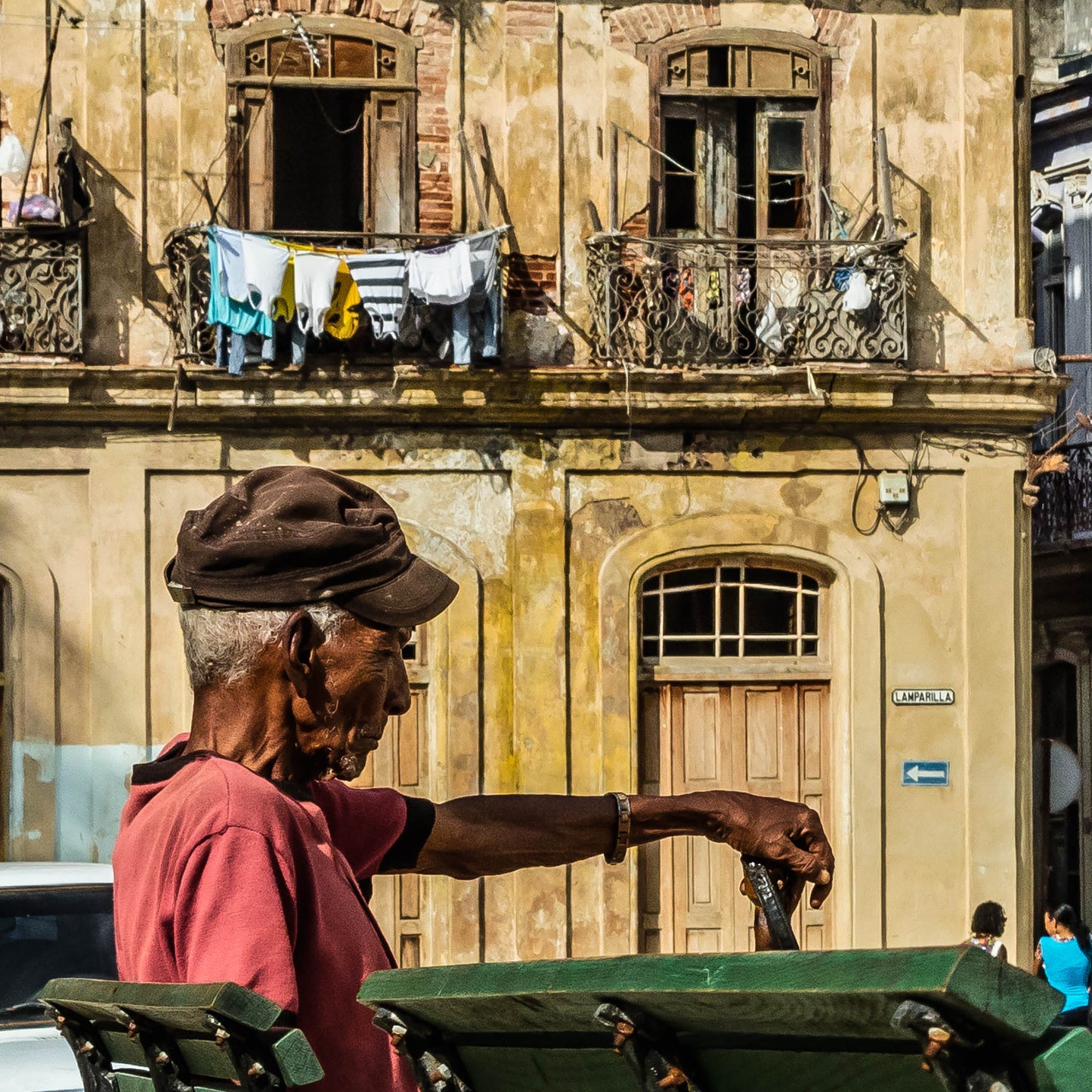 Havanna life - Gerahmte Leinwand