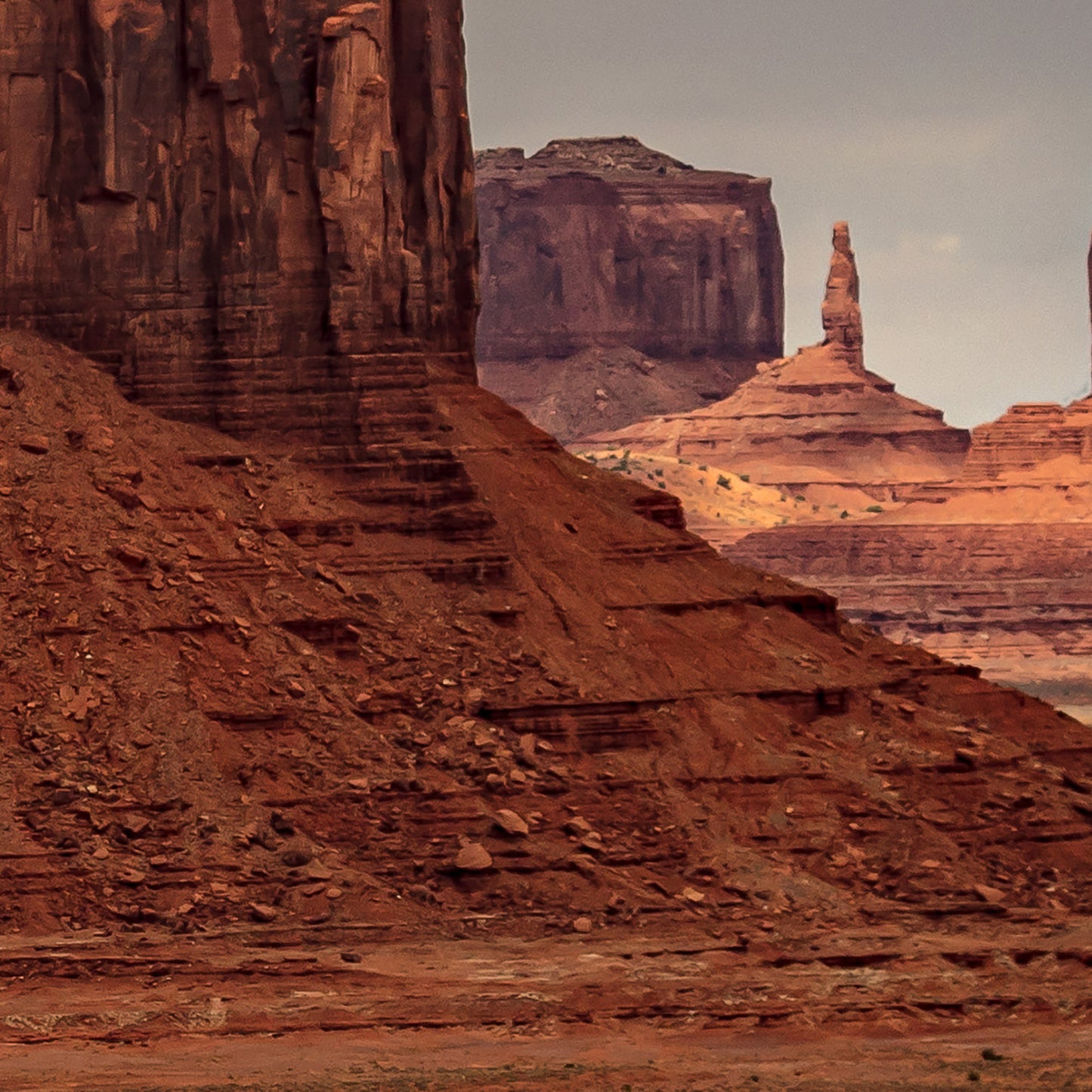 Monument Valley 04-Leinwandbild