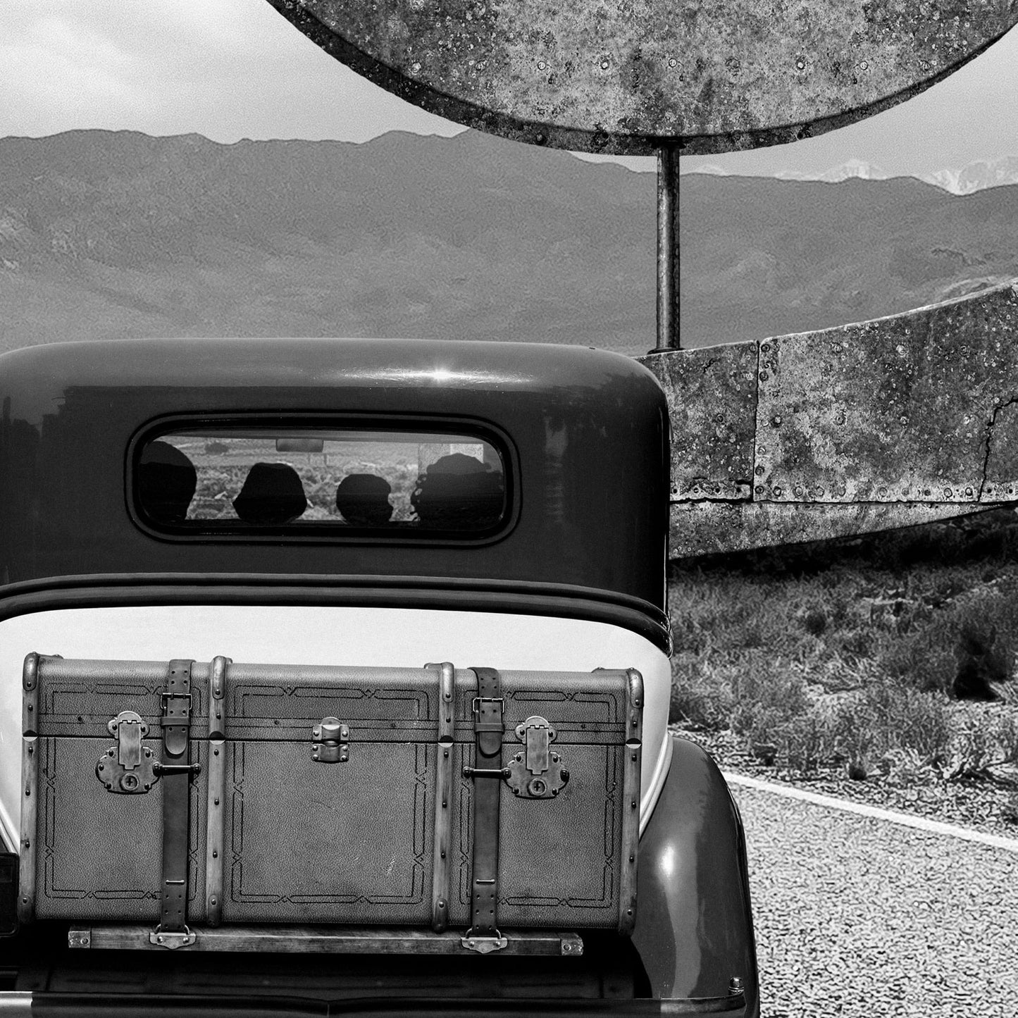 ROUTE 66 - THE GATE - canvas picture