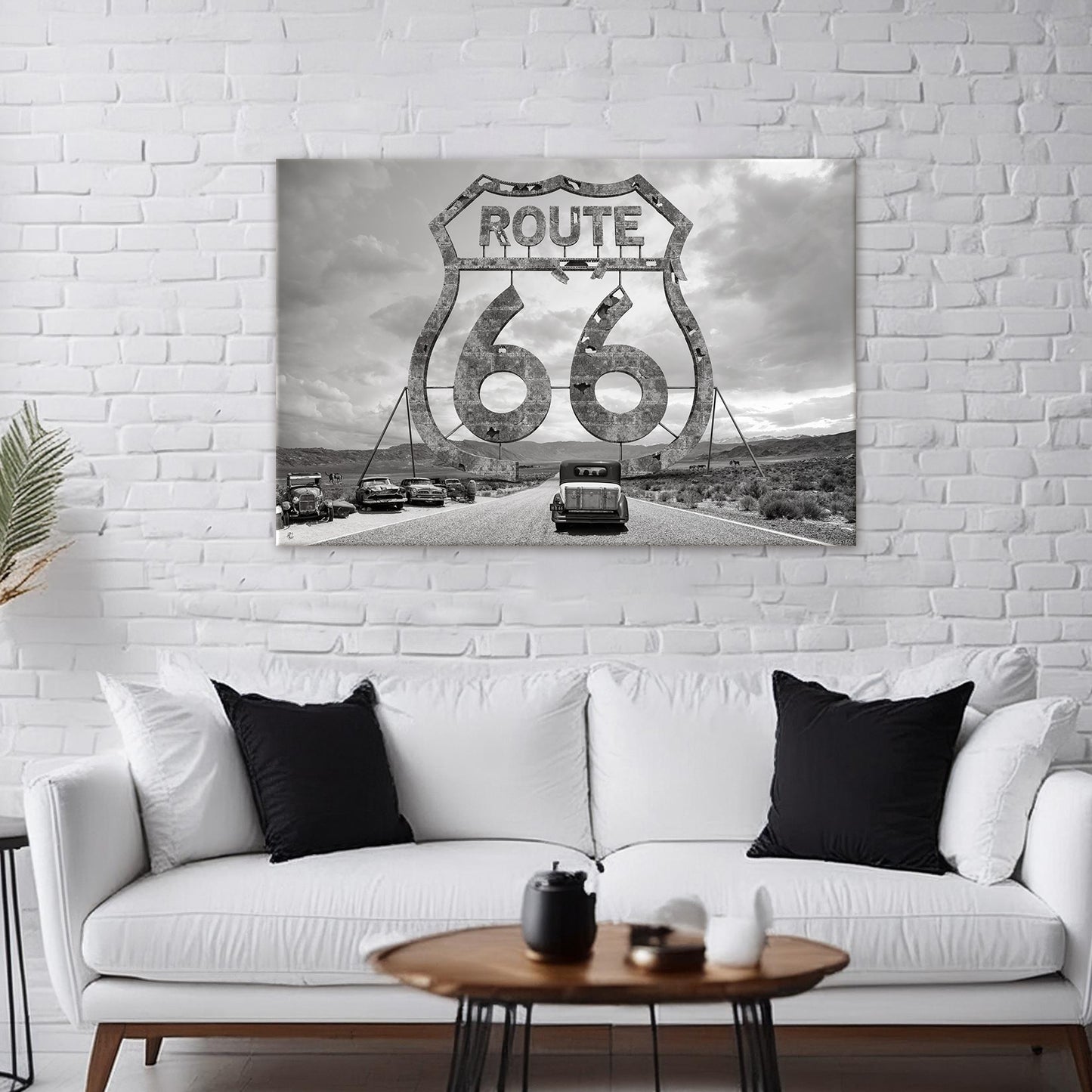 ROUTE 66 - THE GATE - canvas picture