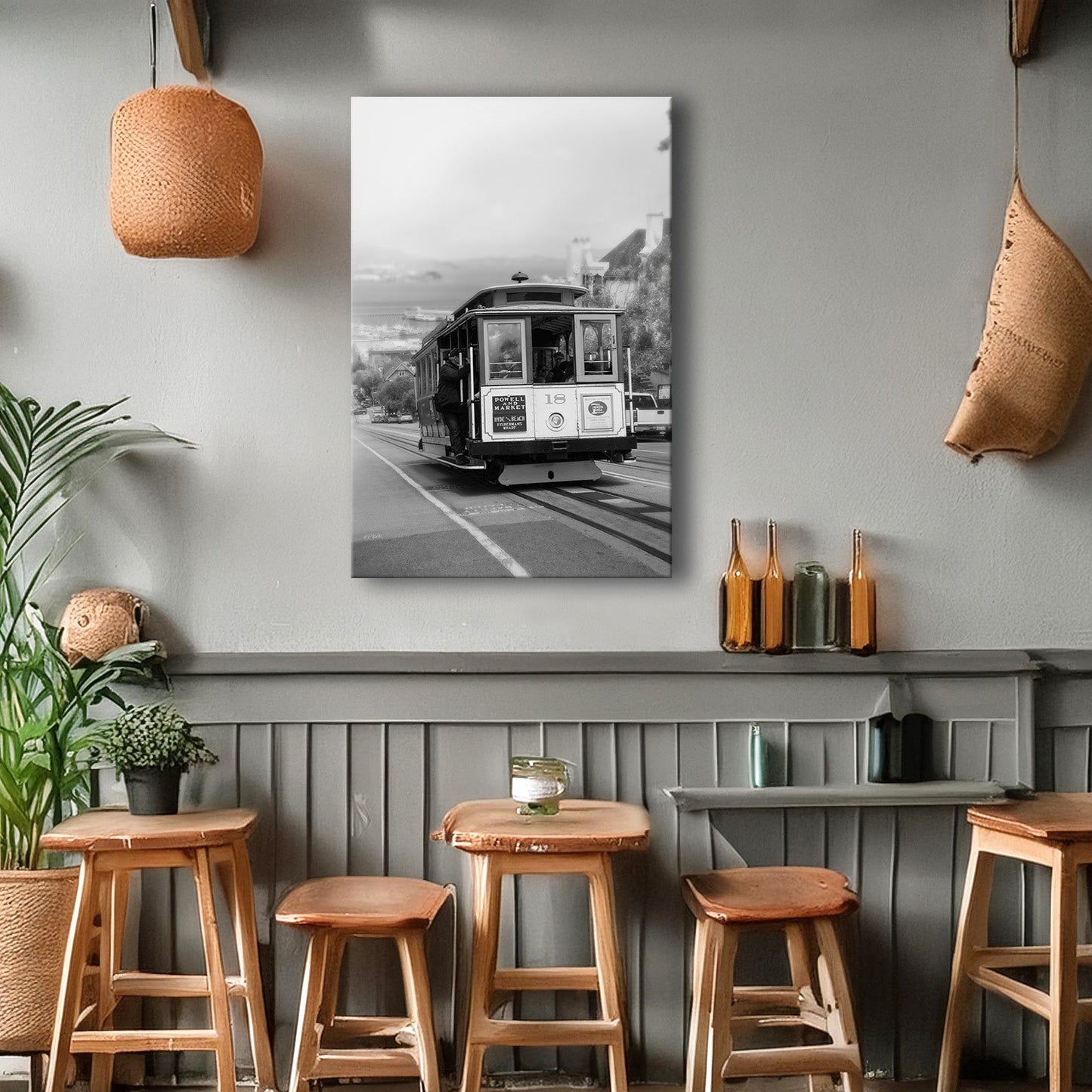 SAN FRANCISCO - CABLE CAR - Canvas picture